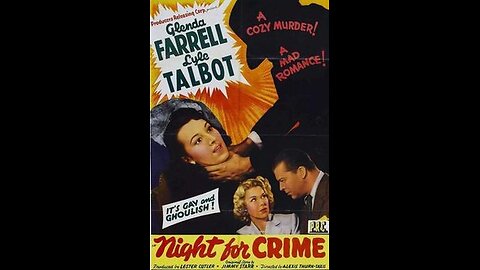 A Night for Crime (1943) Crime thriller mystery film