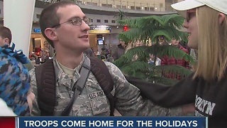Troops come home for the holidays