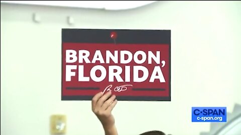 Crowd Chants ‘Let’s Go Brandon’ As Gov DeSantis Signs Bill Banning Vax Mandates