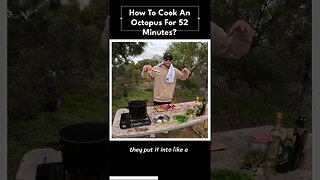 how to cook an octopus for 52 minutes?