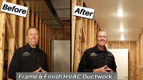 How to Frame and Finish HVAC Ductwork in a Basement