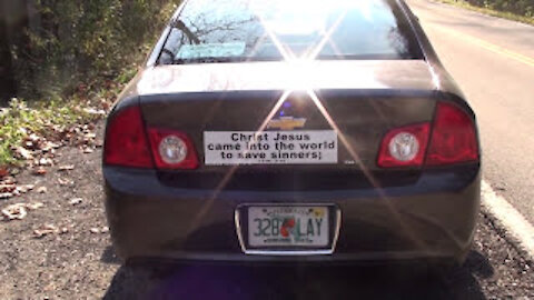 Using Magnetic Scripture Signs On My Car