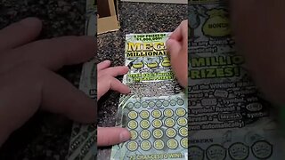 BIG Winning Lotto Ticket Scratch Off Mega Millionaire!!