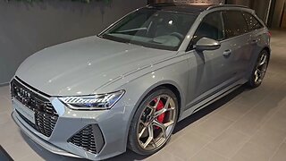 11 min of 630 HP Audi RS6 Performance in superdetail with stunning Lamborghini Urus wheels [4k 60p]