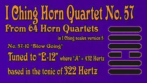 Richard #Burdick's #Horn #Quartet No. 57, Op. 302 No. 57 tuned to 322 Hertz @ArrangeMe