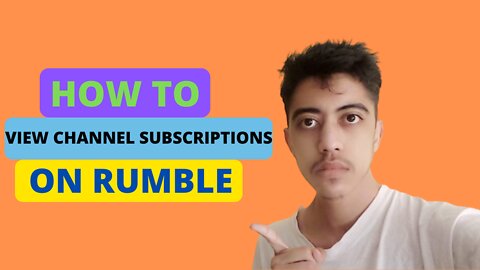 How To See your Channel Subscriptions On Rumble