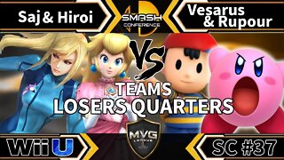 Saj & Hiroi vs. Vesarus & Rupour - Teams SSB4 Losers Quarters - Smash Conference 37