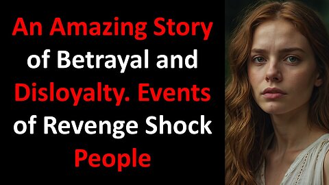 An Amazing Story of Betrayal and Disloyalty. Events of Revenge Shock People