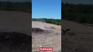 Dirt bike wipeout