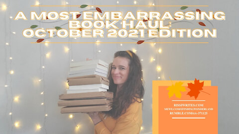 A MOST EMBARRASSING BOOK HAUL: OCTOBER 2021