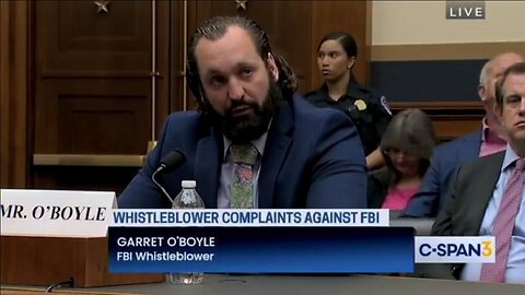 FBI Whistleblower O"Boyle Leaves Hearing SILENT: "The FBI will crush you...and your family."