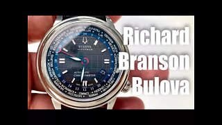 Bulova Accutron Sir Richard Branson limited edition GMT watch 63B159 unboxing and review