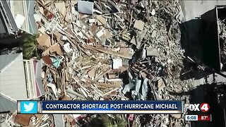 Contractor shortage from Hurricane Michael causes delays