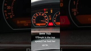 BMW 750I 173MPH TOP SPEED