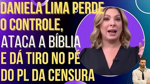 Daniela Lima se descontrola, ataca a Bíblia e queima o filme do PL da Censura!