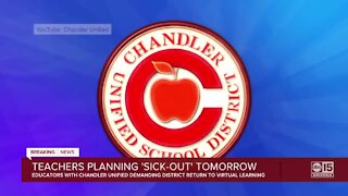 Nearly 150 Chandler Unified School District teachers to stage “sick out" Friday
