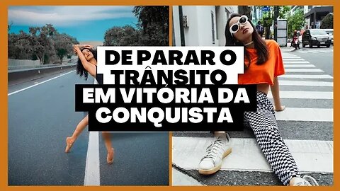 VITÓRIA DA CONQUISTA - "Os motoristas são educados e param na faixa"