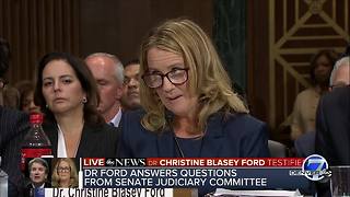 Sen. Klobuchar asks Dr. Ford: “Can you tell us what you don’t forget about that night?”