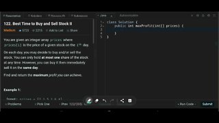LeetCode 122. Best Time to Buy and Sell Stock II