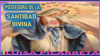 POSEEDORA DE LA SANTIDAD DIVINA - MENSAJE DE MARIA SANTISIMA POR LUIS APICARRETA