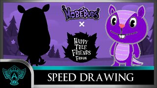 Speed Drawing: Happy Tree Friends Fanon - Archie | Mobebuds Style