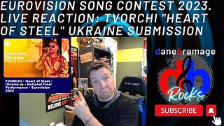 I react to TVORCHI "Heart of Steel" - Ukraine EuroVision song contest 2023 submission.