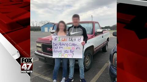 Local high school 'promposal' deemed racist