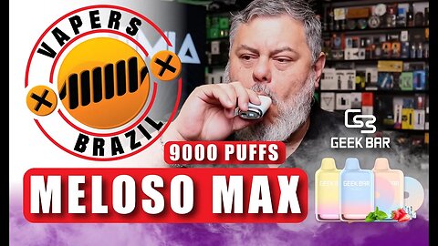 GeekBar Meloso MAX 9000 Puffs - Novo Pod Descartável da GeekVape