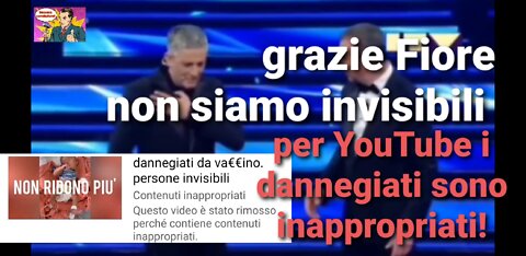 grazie Fiorello per aver ricordato a tuo modo (vigliacco e miserabile) gli invisibili