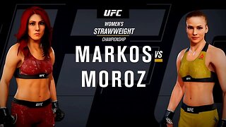 EA Sports UFC 3 Gameplay Maryna Moroz vs Randa Markos