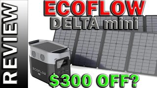 ECOFLOW DELTA mini Solar Generator 1400W Portable Power Station Portable Lithium Battery Review