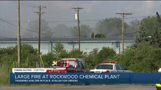 Crews contain large chemical fire at Rockwood plant