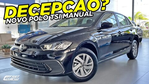 NOVO VOLKSWAGEN POLO TSI MANUAL 2023 DESSE JEITO FICA DIFÍCIL COMPETIR COM ONIX E HB20?