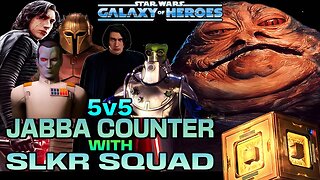 [5v5] JABBA COUNTER w/SLKR SQUAD + RANT - SWGOH