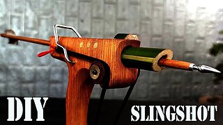 DIY Slingshot - unique "ANCHOR" slingshot | DIY wooden