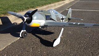 Drop Tank and Retracts Fun with the Parkzone Focke-Wulf 190A-8 WWII RC Warbird - Parkzone FW-190