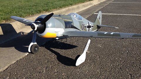 Drop Tank and Retracts Fun with the Parkzone Focke-Wulf 190A-8 WWII RC Warbird - Parkzone FW-190