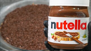 SIMPLE DESSERT WITH NUTELLA!! (No bake) You won't be able to stop eating