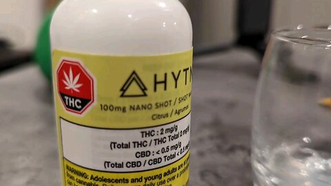HYTN Nano Shot 100 mg cannabis shot.