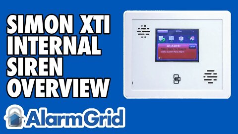 Internal Siren Overview on an Interlogix Simon XTi & XTi-5