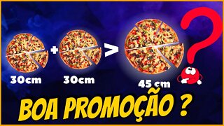 PROMOÇÃO DA PIZZA | ÁREA DO CÍRCULO | #proftheago