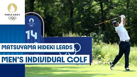 🇯🇵 Matsuyama Hideki leads in round 1 | Men's individual golf 🏌️ | Paris 2024 highlights