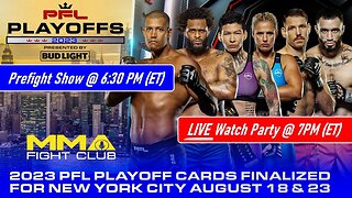 PFL 8: 2023 Playoffs - Prefight Show & LIVE Watch Party