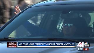 Officer Tom Wagstaff returns to Independence