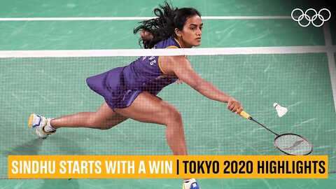 Sindhu starts with a win 🏸 | Women's Badminton | #Tokyo2020 Highlights