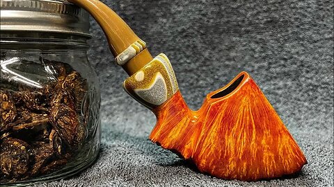 LCS Briars pipe 792 Freeform Volcano