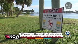 Bacteria levels high at some beaches