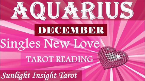 AQUARIUS SINGLES | You'll Be Shocked When They Reveal Their Love For You! | December 2022 New Love