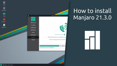 How to install Manjaro 21.3.0