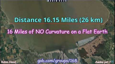 16 Miles of NO Curvature on a Flat Earth